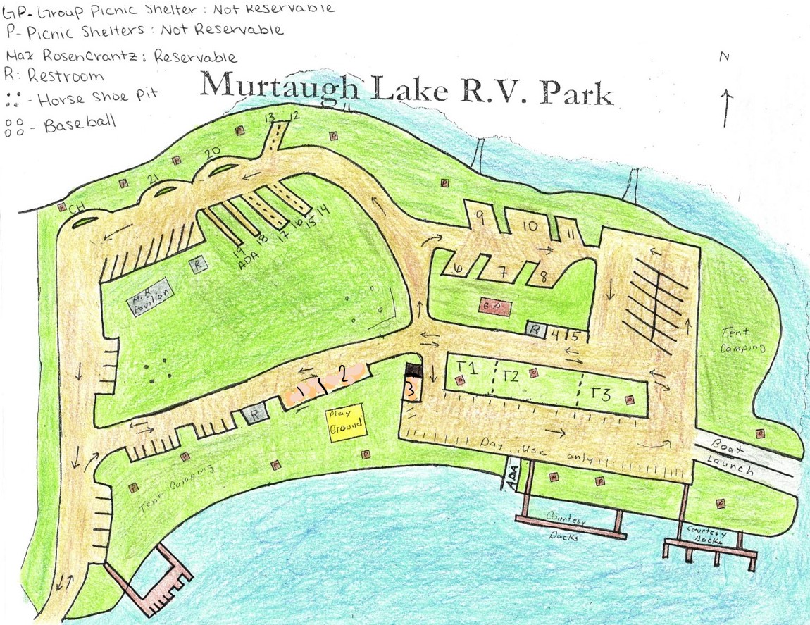 Murtaugh Lake “Big Side” Map Twin Falls County